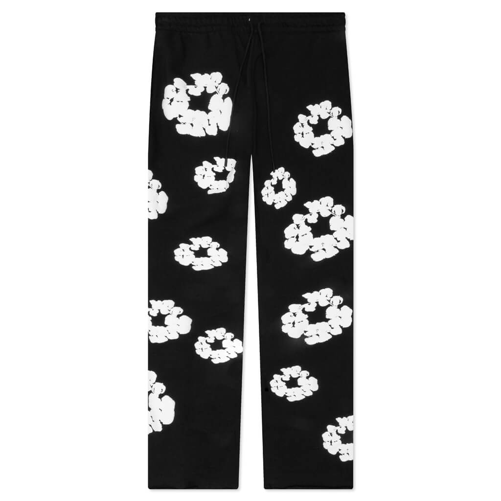 ReadyMade x Denim Tears Cotton Wreath Flare Sweatpants - Black