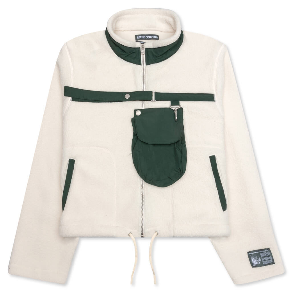Cropped Sherpa Fleece - Cream – Feature Cropped Sherpa Fleece - Cream – Feature