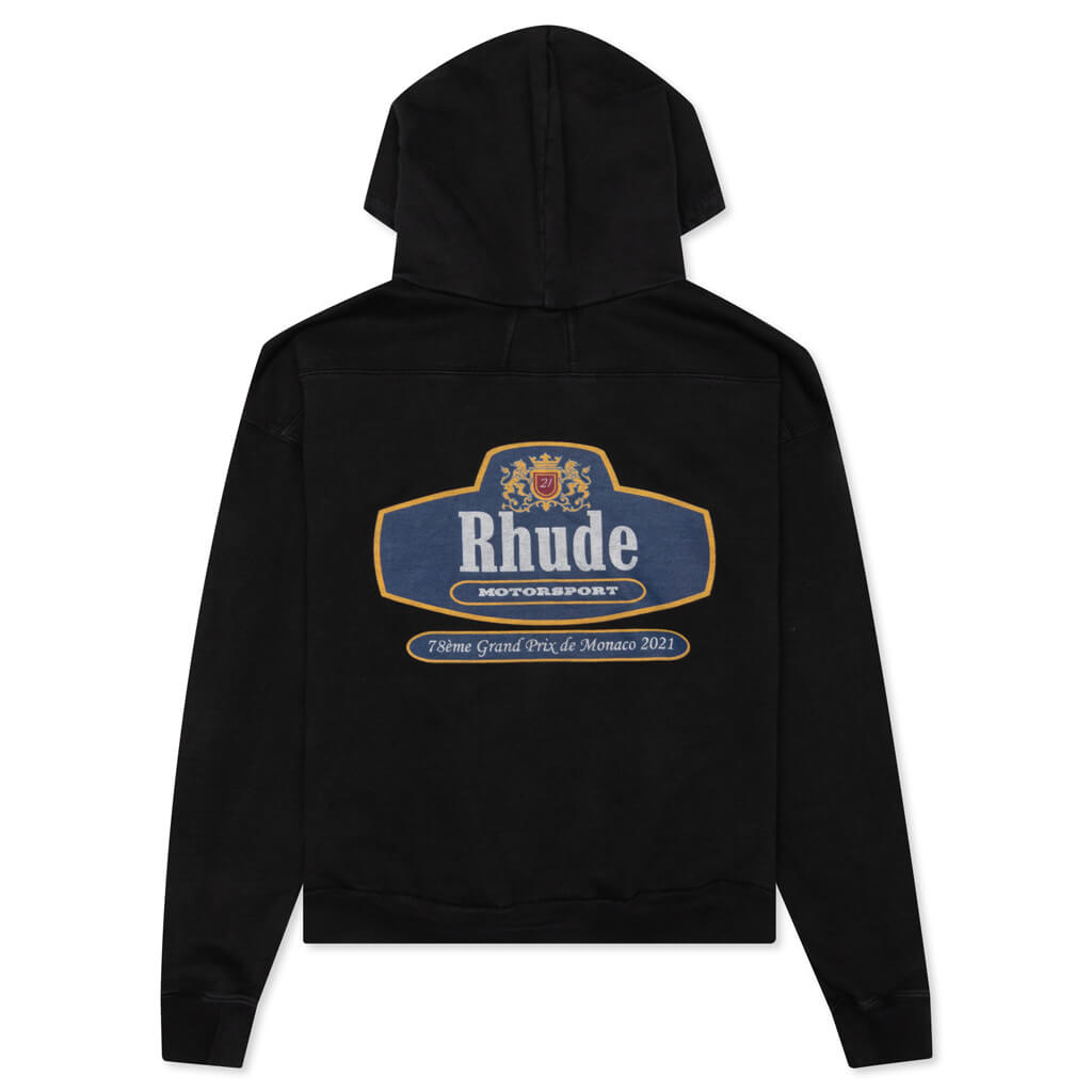 Racing Crest Hoodie - Black – Feature