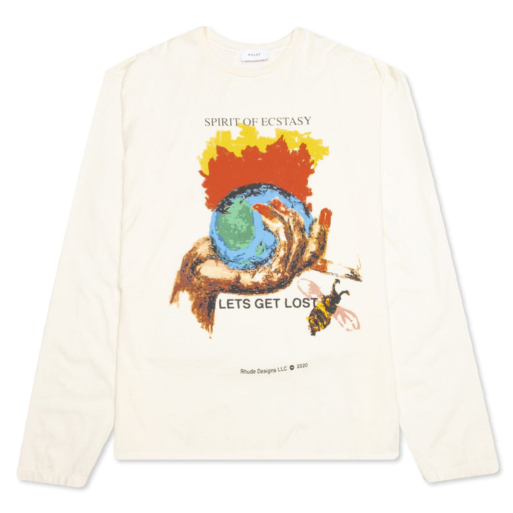 Smoking Gun Graphic L/S - White