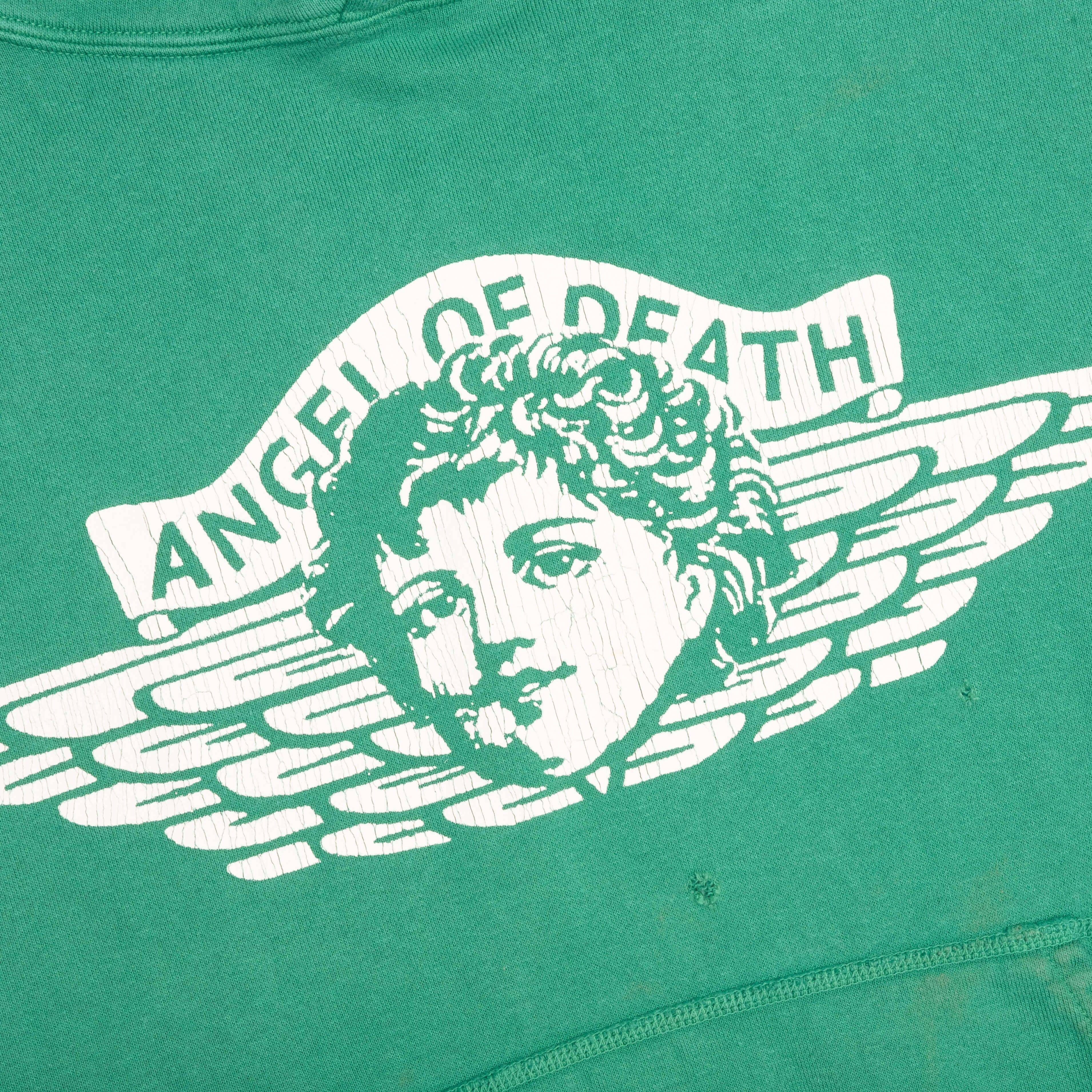 SAINT MICHAEL HOODIE ANGEL GREEN L-