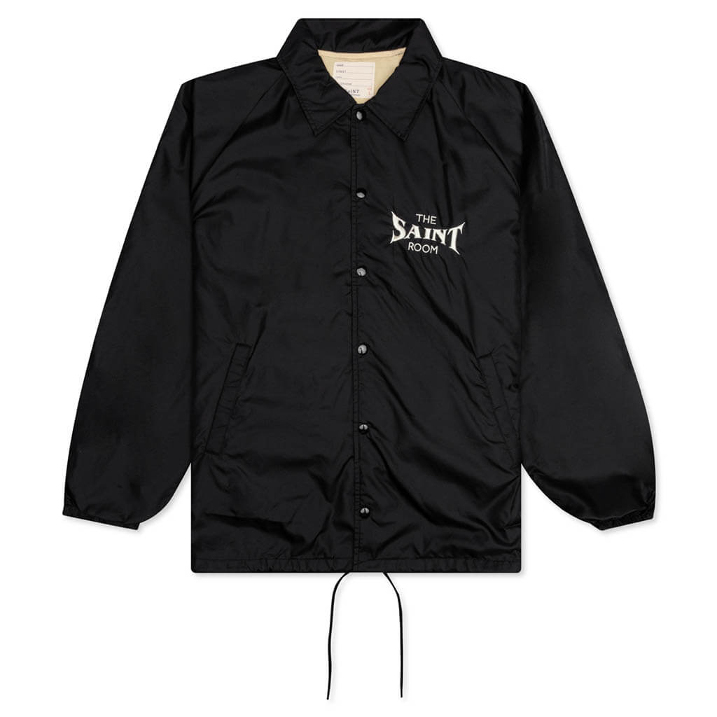 Saint Michael x Shermer Academy Coach Jacket - Black – Feature