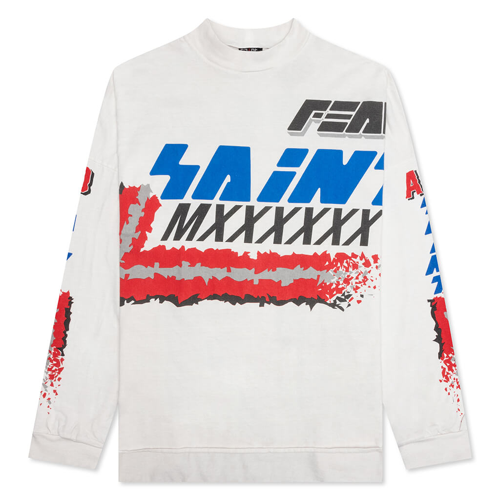 Moto L/S T-Shirt - White