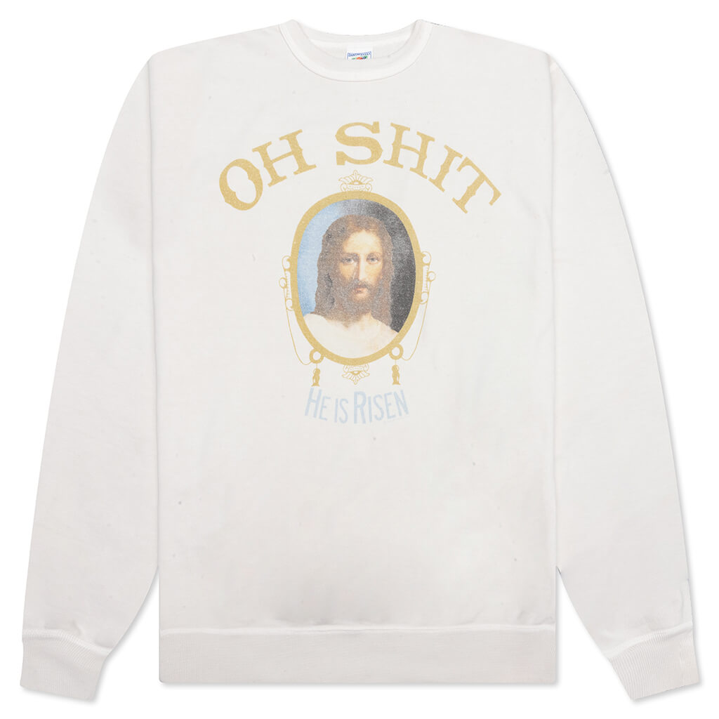 人気商品・通販サイト SAINT MICHAEL CREW SWEAT OH SHIT - トップス