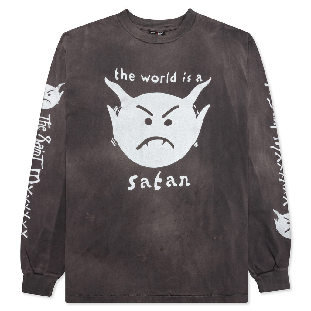 Satan L/S Tee - Black