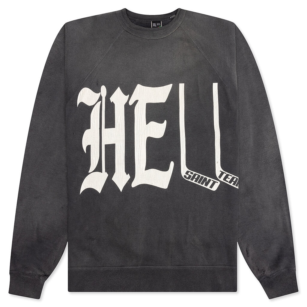Saint Michael x Denim Tears Hell Crew Sweater Black – Feature