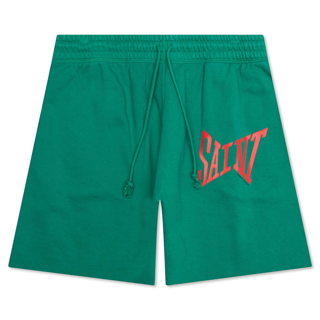 Logo Sweat Shorts - Green