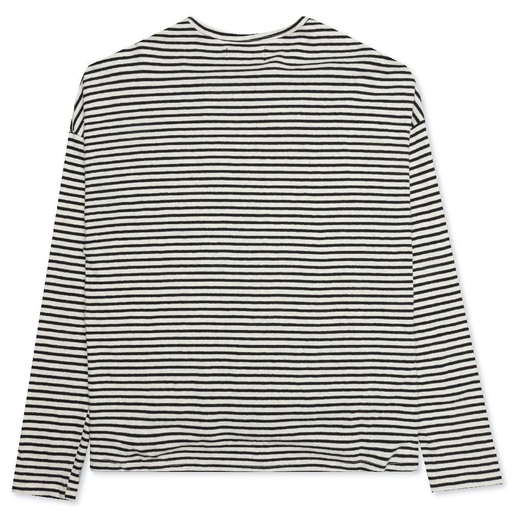 Striped LS Tee - Ivory