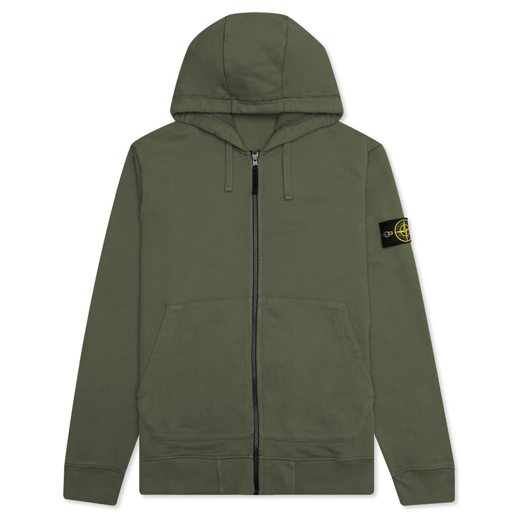 Hooded Full Zip Sweatshirt 64220 Sage Green