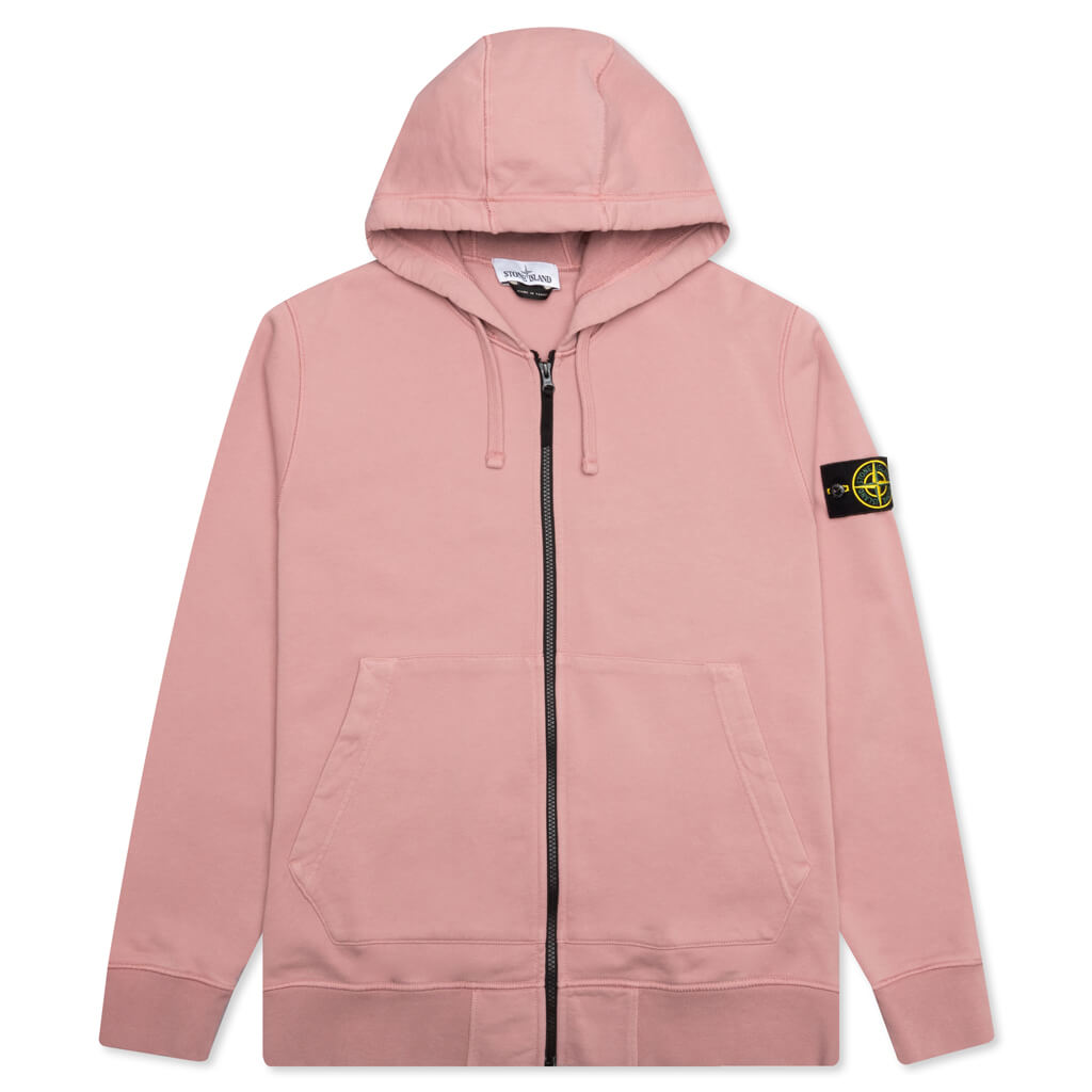 Full Zip Hooded Sweatshirt 64251 Rose Quartz