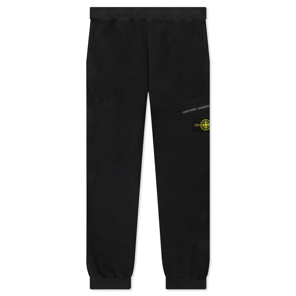 Cargo Fleece Pants - Black