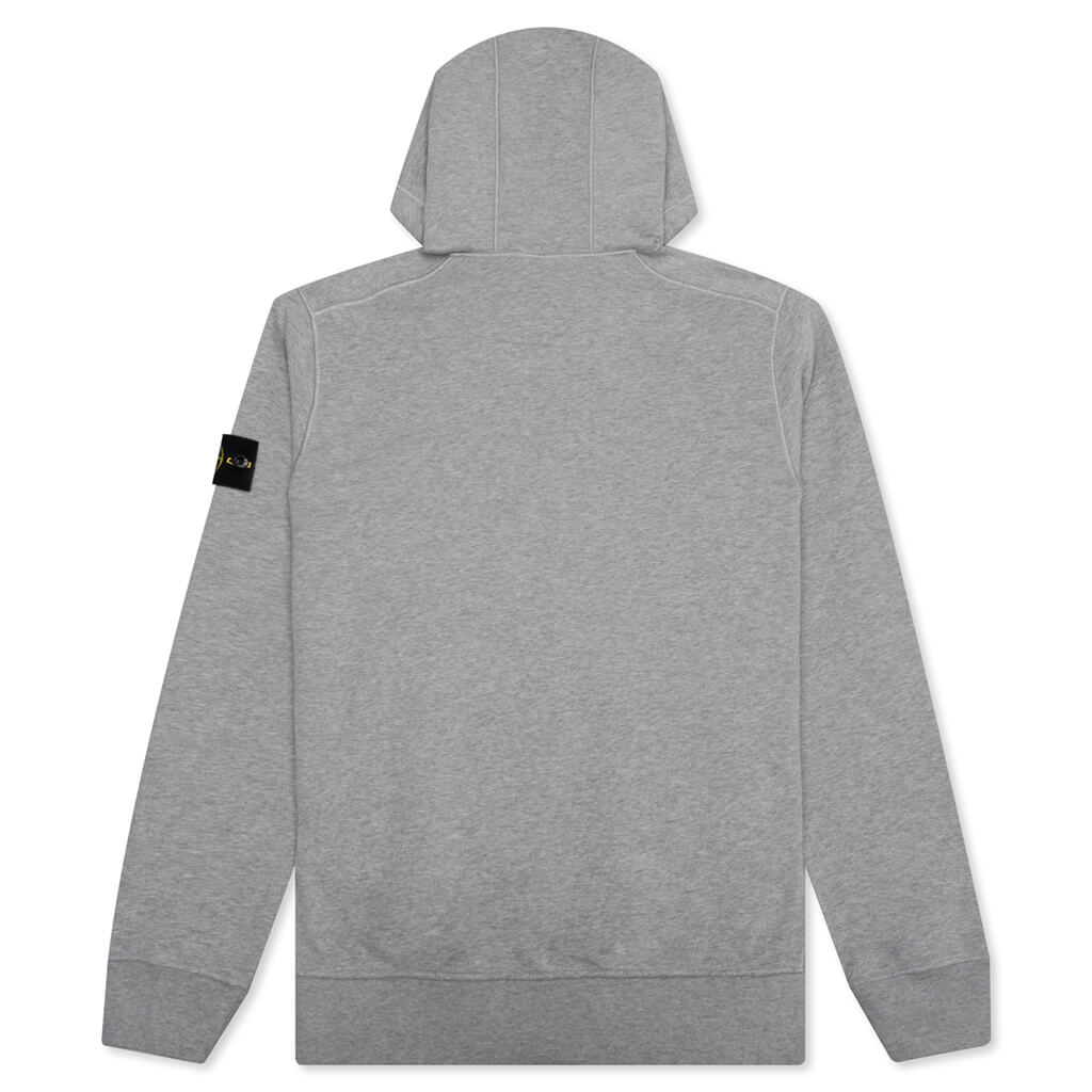 Hooded Sweatshirt Melange Grey Feature