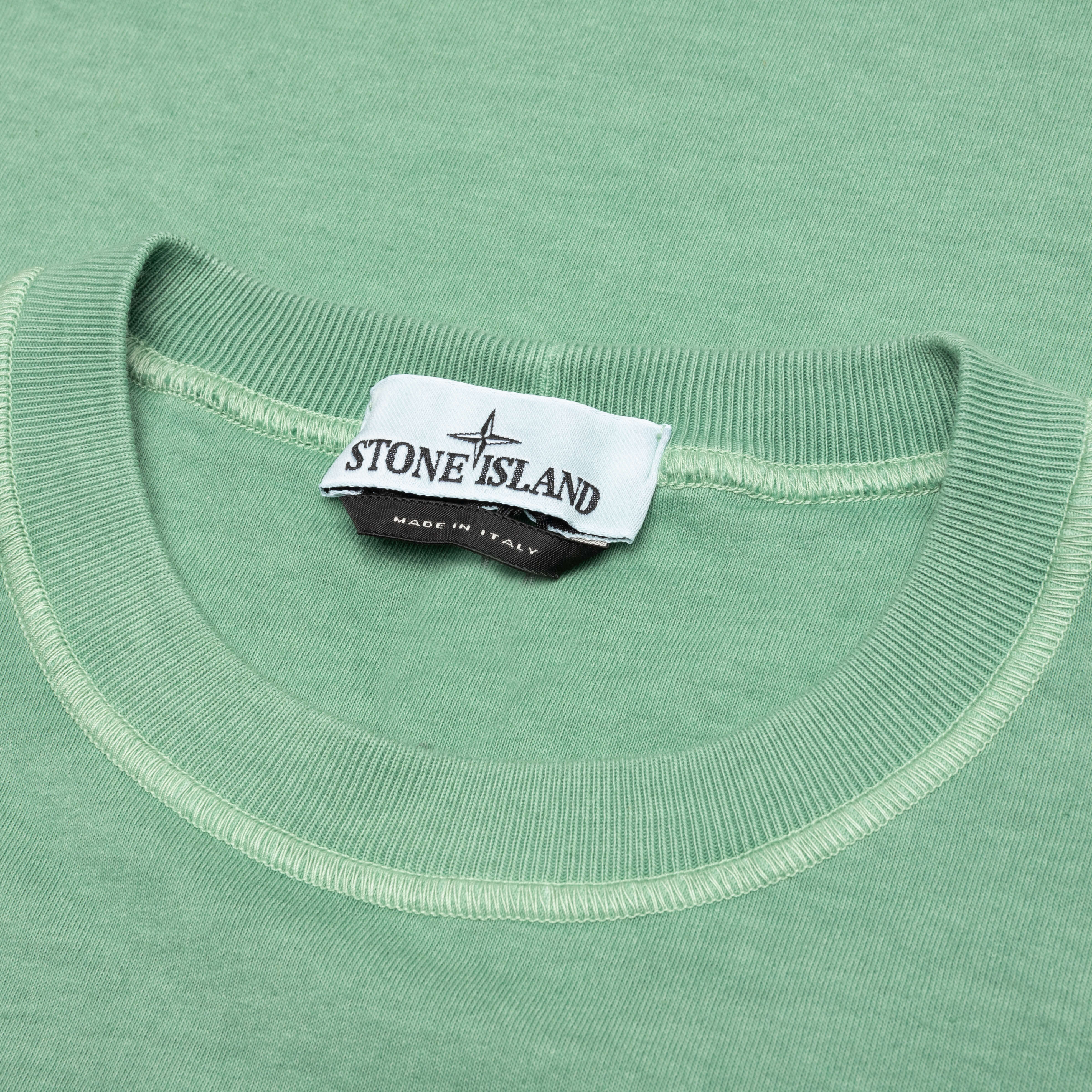 SAGE + FIG Mineral Wash Side Slit Contrast T-Shirt