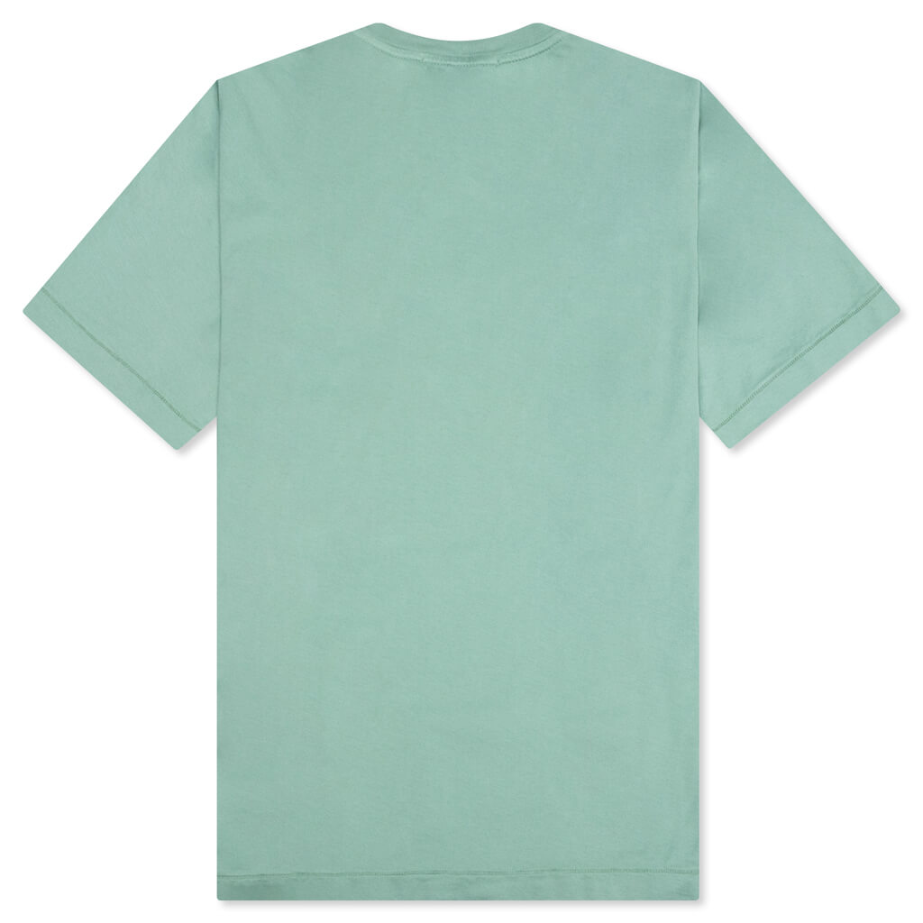 Regular Short Sleeve Plain Shirt - Sage