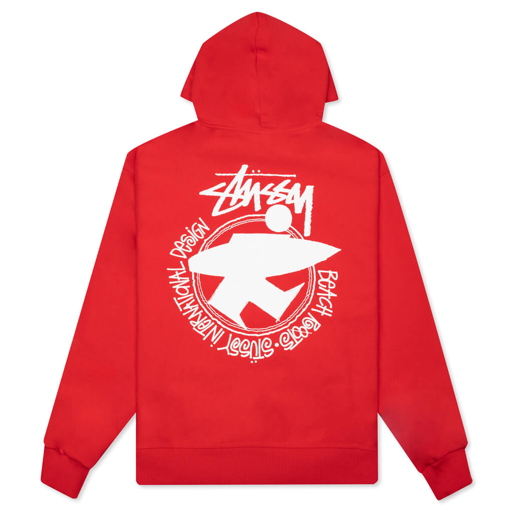 Beach Roots Hoodie Red – Feature - Main Image