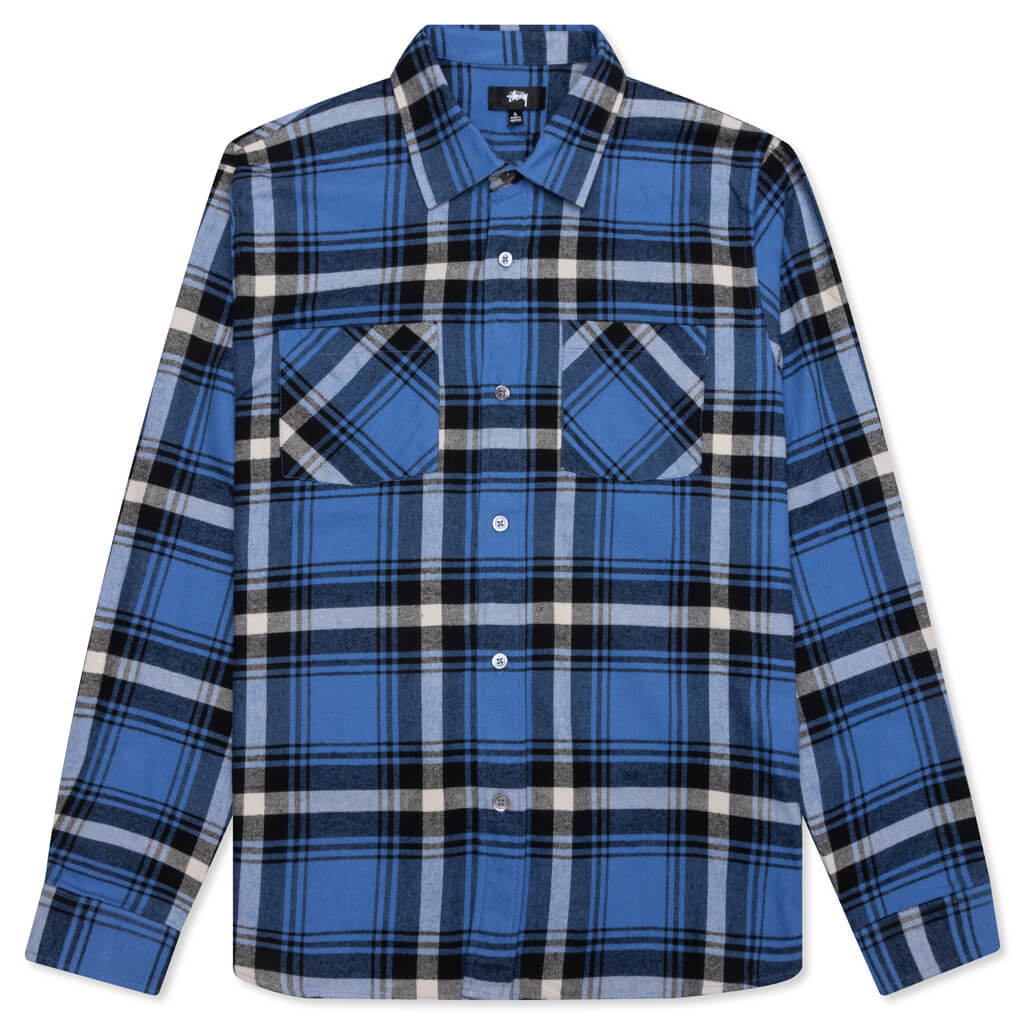 Classic Bailey Plaid L/S Shirt - Blue