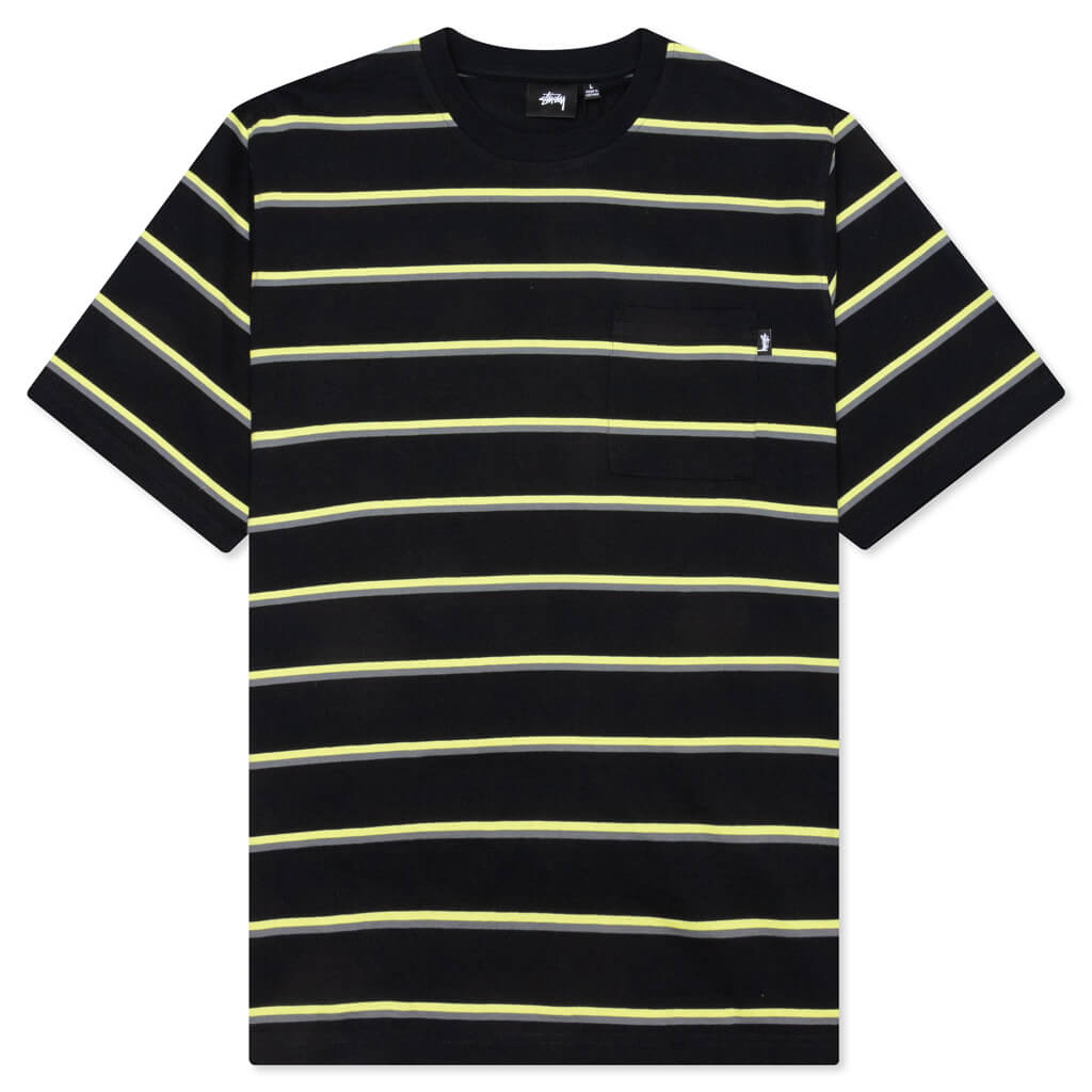 Classic Mini Stripe Crew - Black