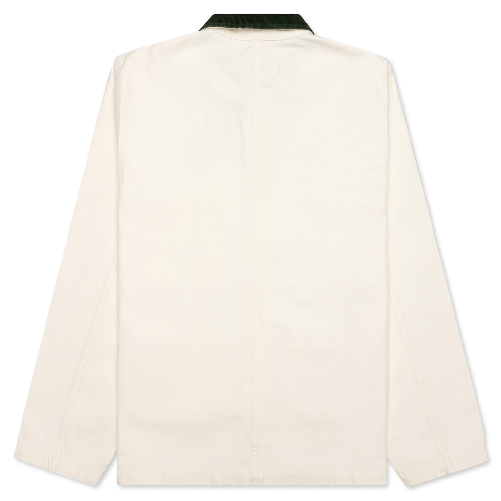 Cord Collar Canvas Chore Jacket - Bone – Feature