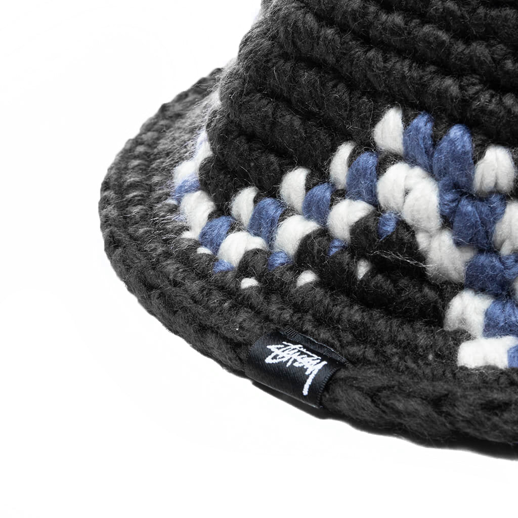 Giza Knit Bucket Hat - Black