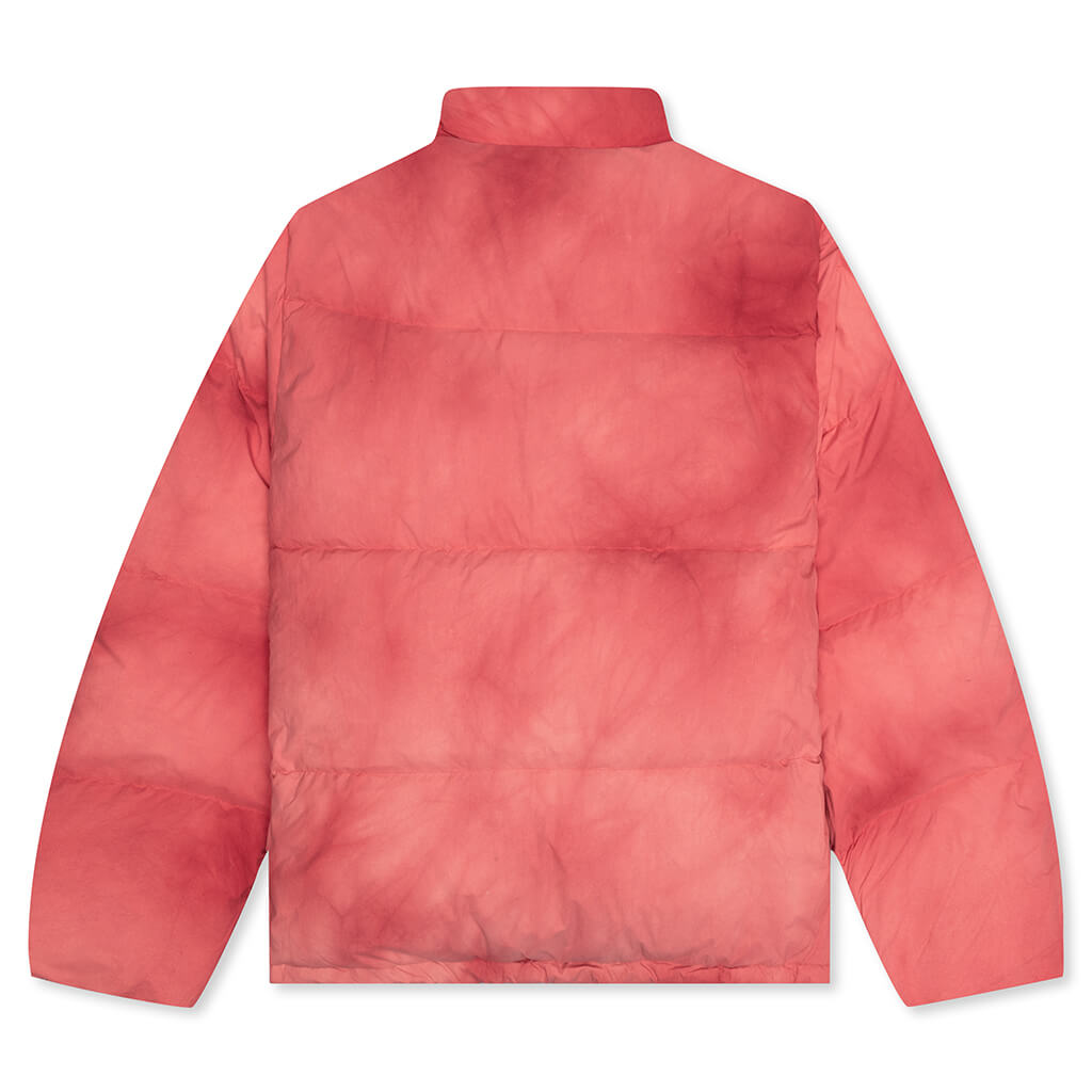 Recycled Nylon Down Puffer Faded Red – Feature