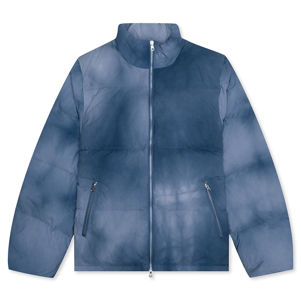 Recycled Nylon Down Puffer - Washed Navy