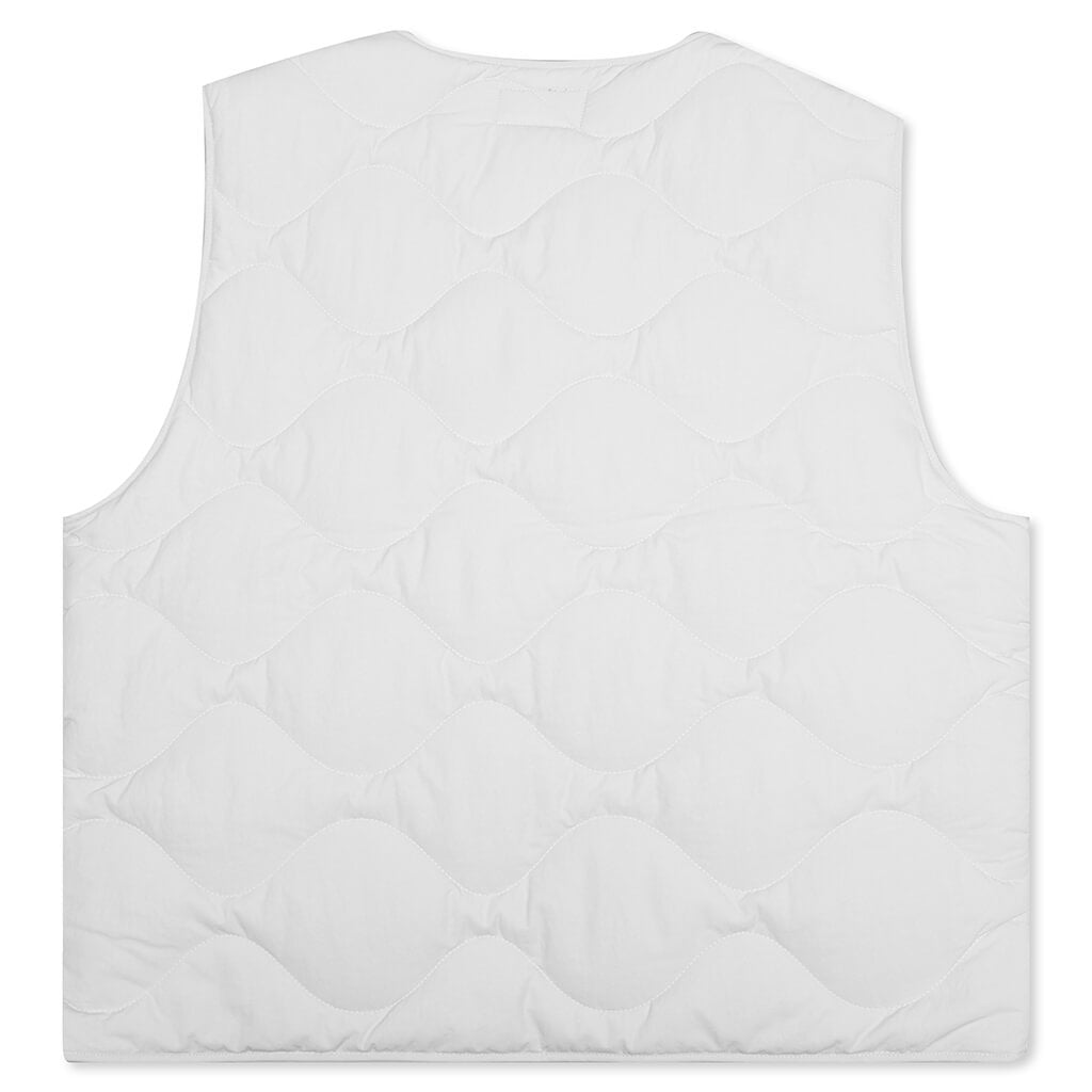 Recycled Nylon Liner Vest - Bone