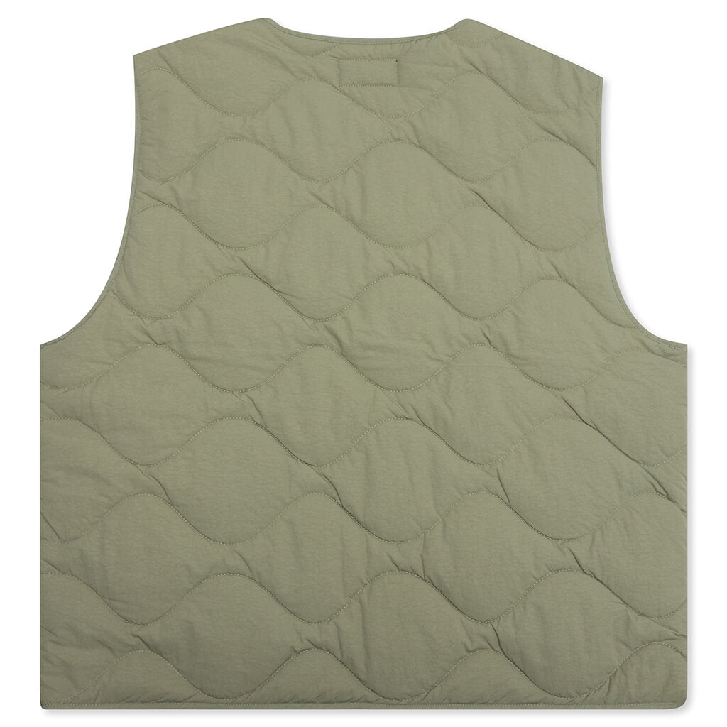 トップス STUSSY RECYCLED VEST Stussy Recycled Nylon Liner Vest - Coyote | Flatspot