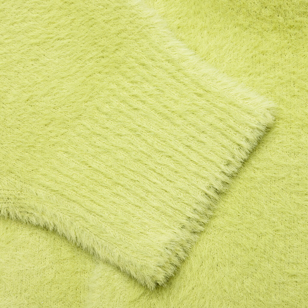 Shaggy Cardigan - Lime – Feature
