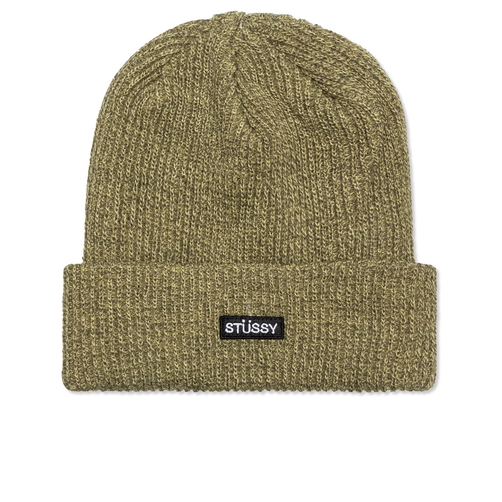 Small Patch Watch Cap Beanie - Olive