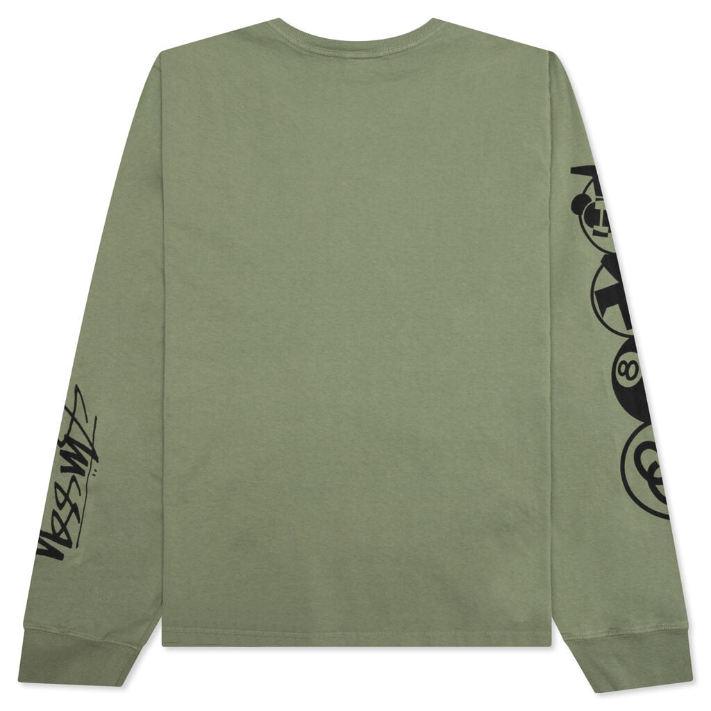 Stacked Pigment Dyed L/S Tee - Artichoke – Feature