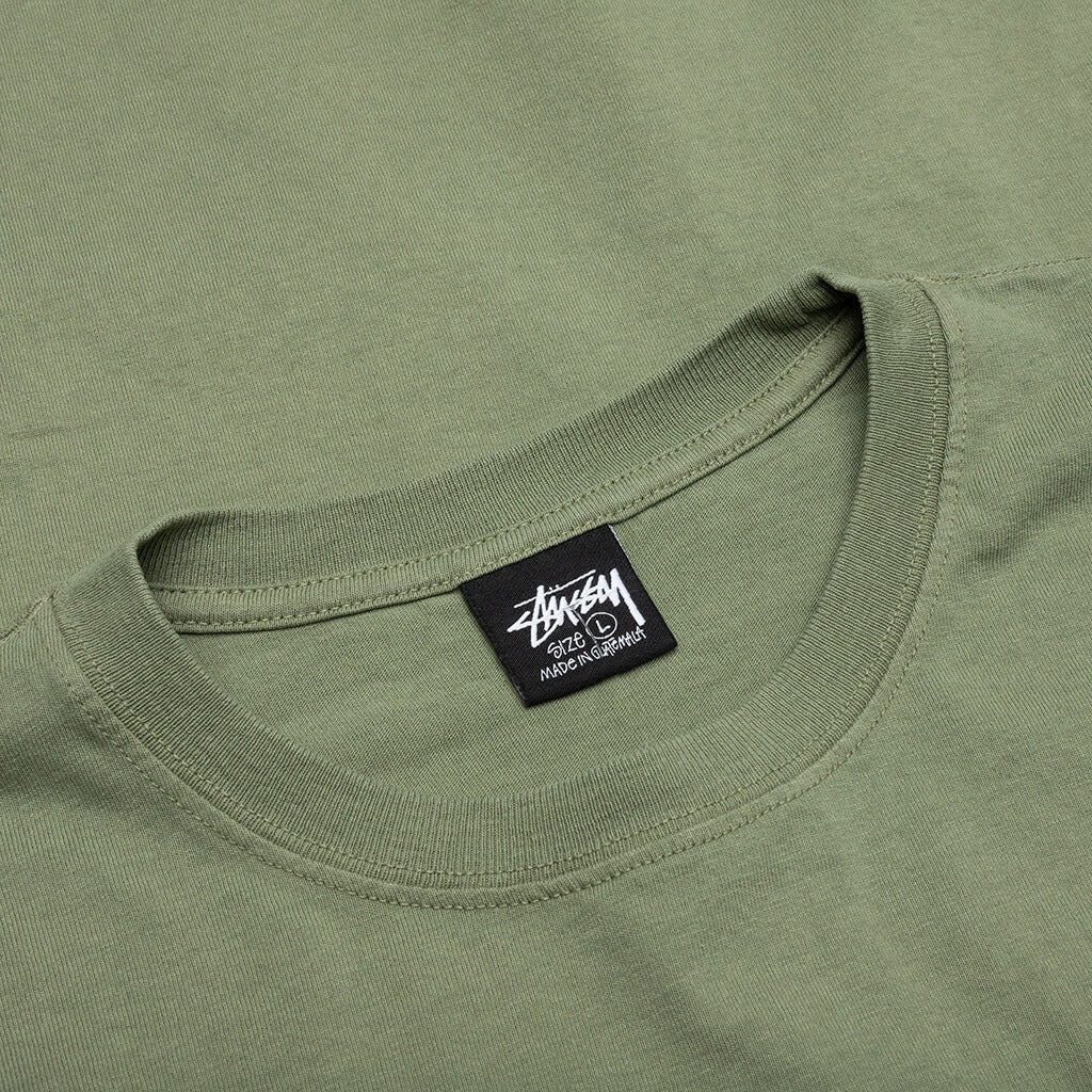 Stacked Pigment Dyed L/S Tee - Artichoke – Feature