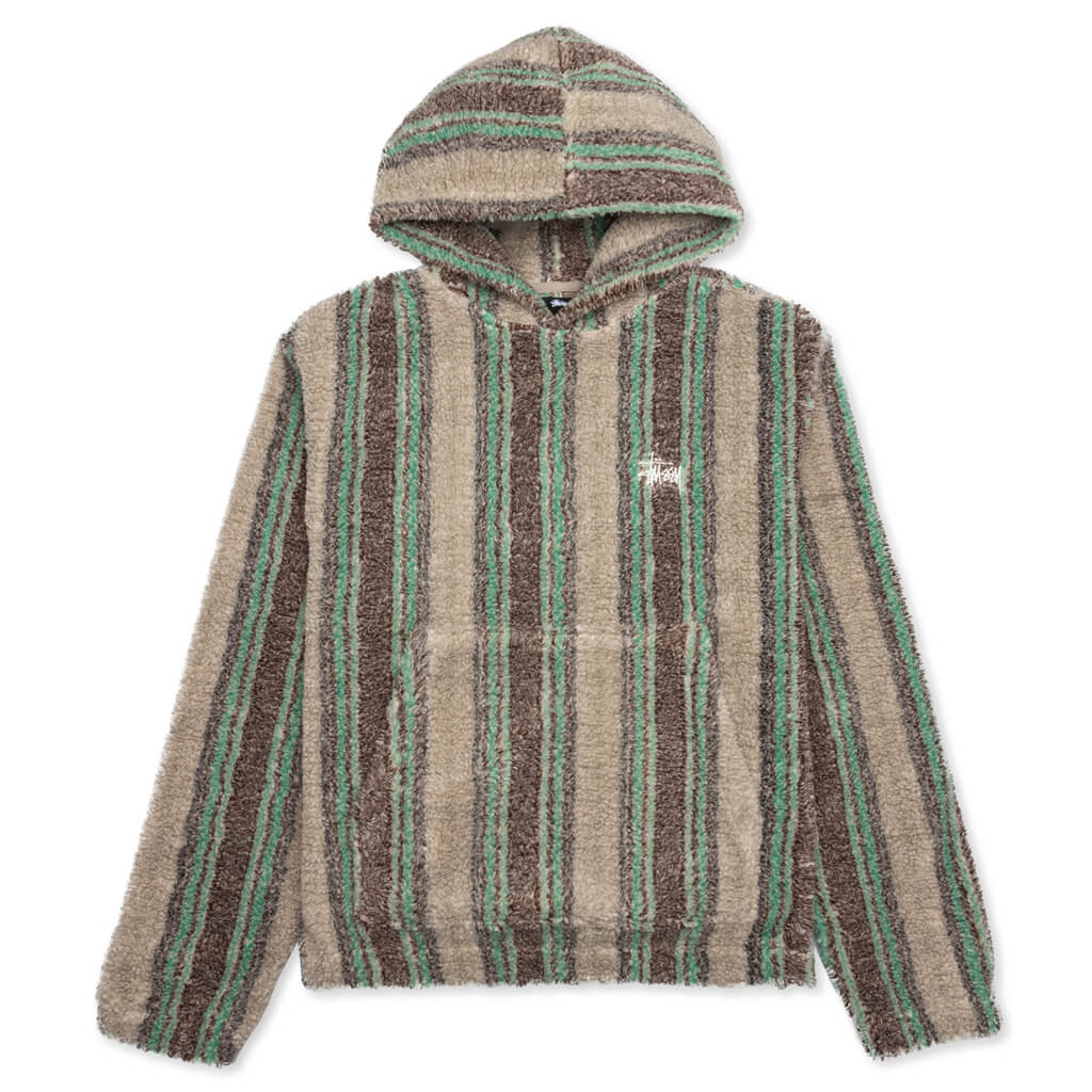 Stussy Stripe Sherpa Hoodie Stussy Stripe Sherpa HD Hoodie