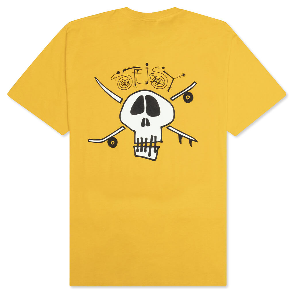 Surf Skate Skull Tee - Honey