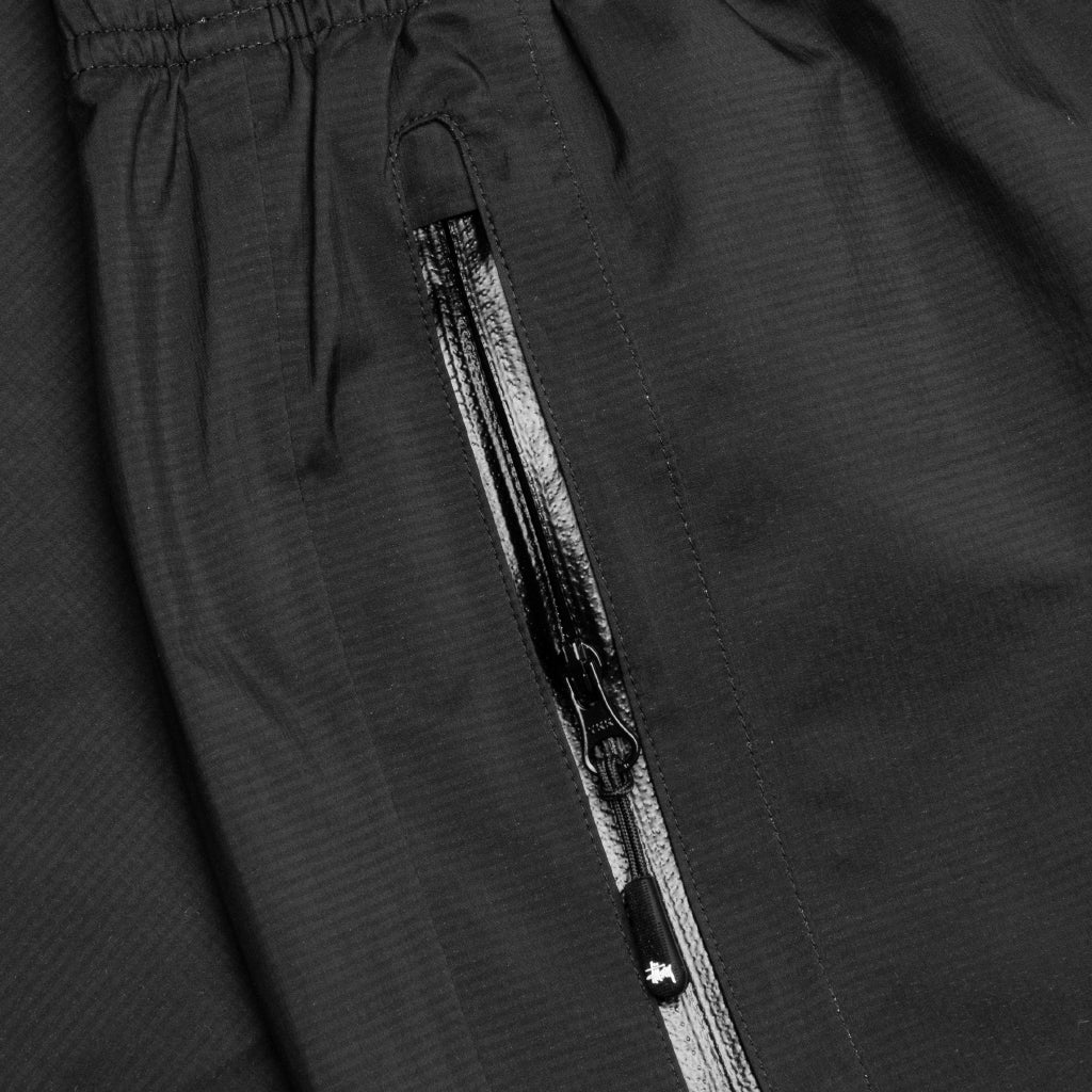 Taped Seam Rain Shell Pant - Black