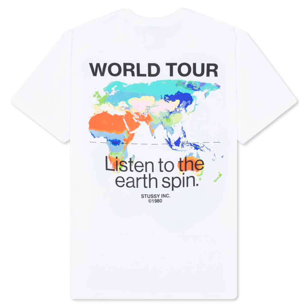 Stussy Virgil Abloh 40th Anniversary World Tour Tee - Size M OFF-WHITE x  STUSSY