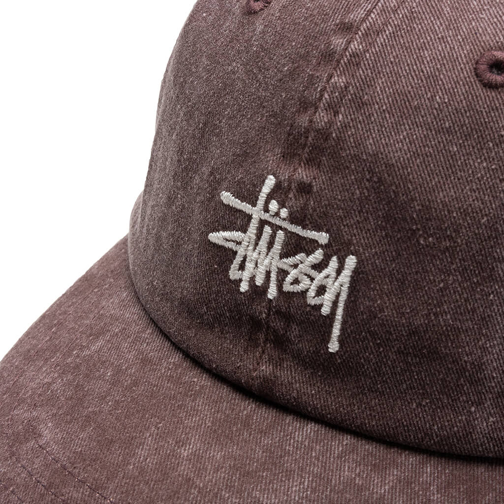 Washed Stock Low Pro Cap - Brown