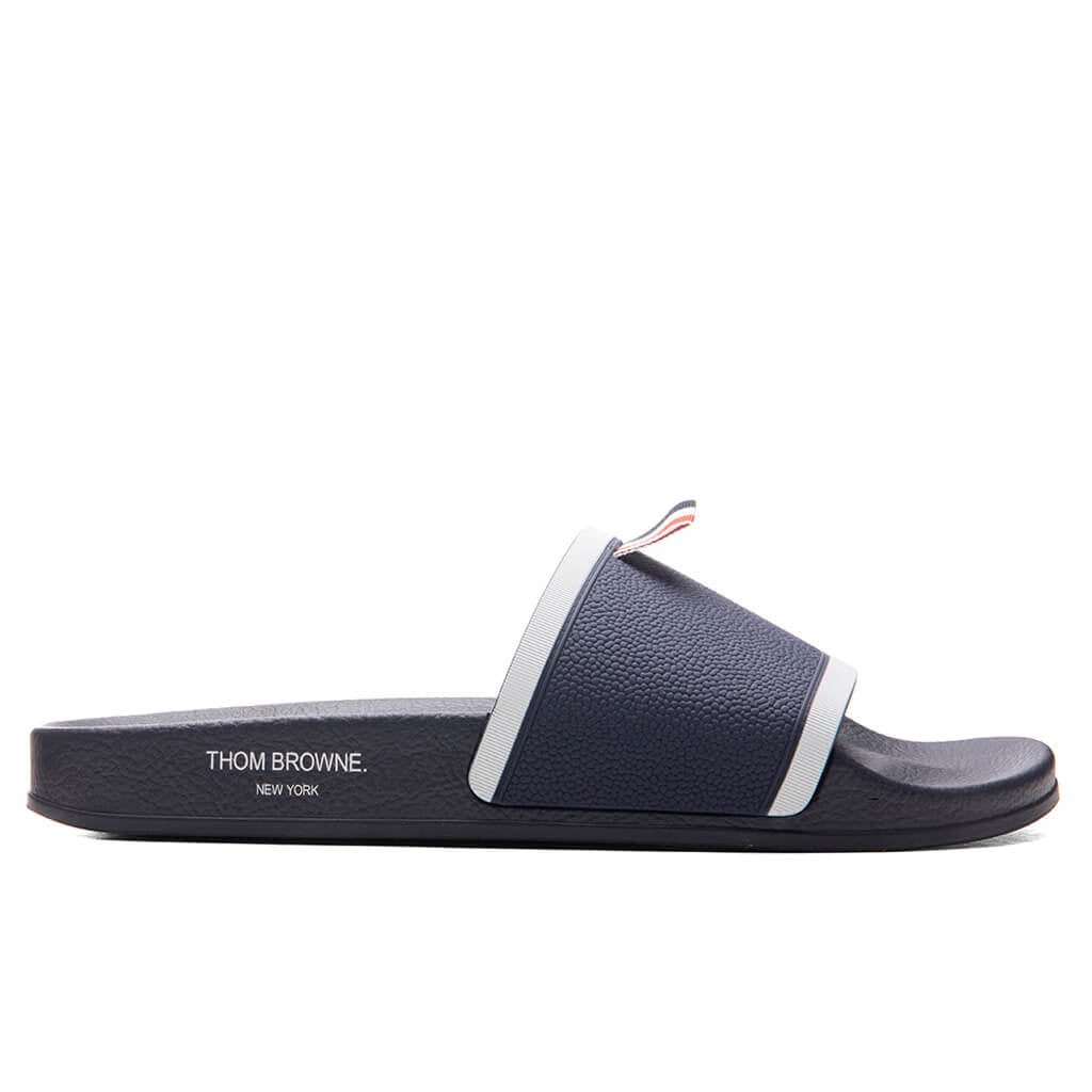 Off-White c/o Virgil Abloh Beige Meteor Pool Slides in Black for Men