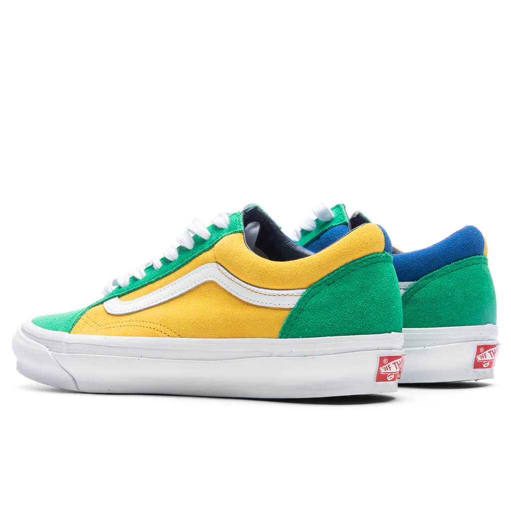 Vans Shoes New Vans Green Yellow Red Custom Vans Shoes Vans Old