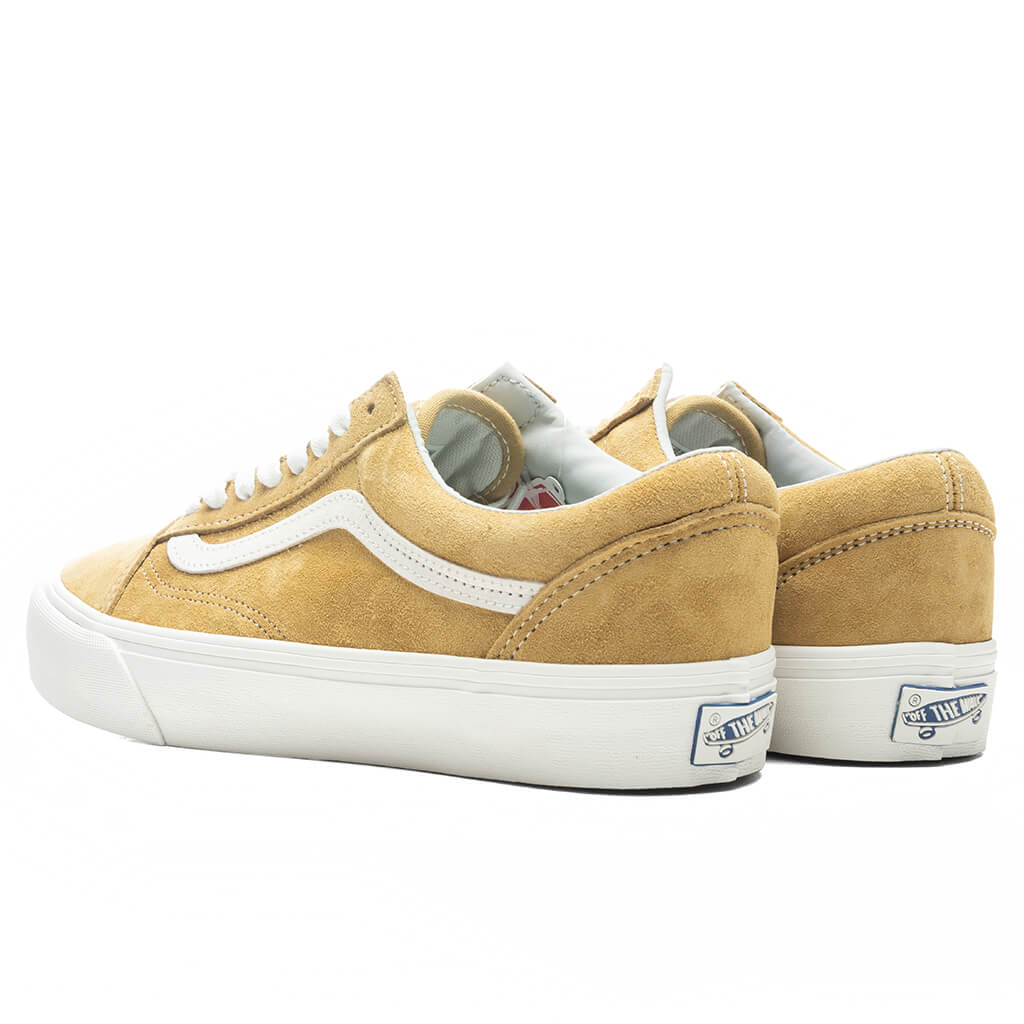 Maxim Feje solopgang Old Skool VR3 LX "Pig Suede" - Mustard Gold – Feature