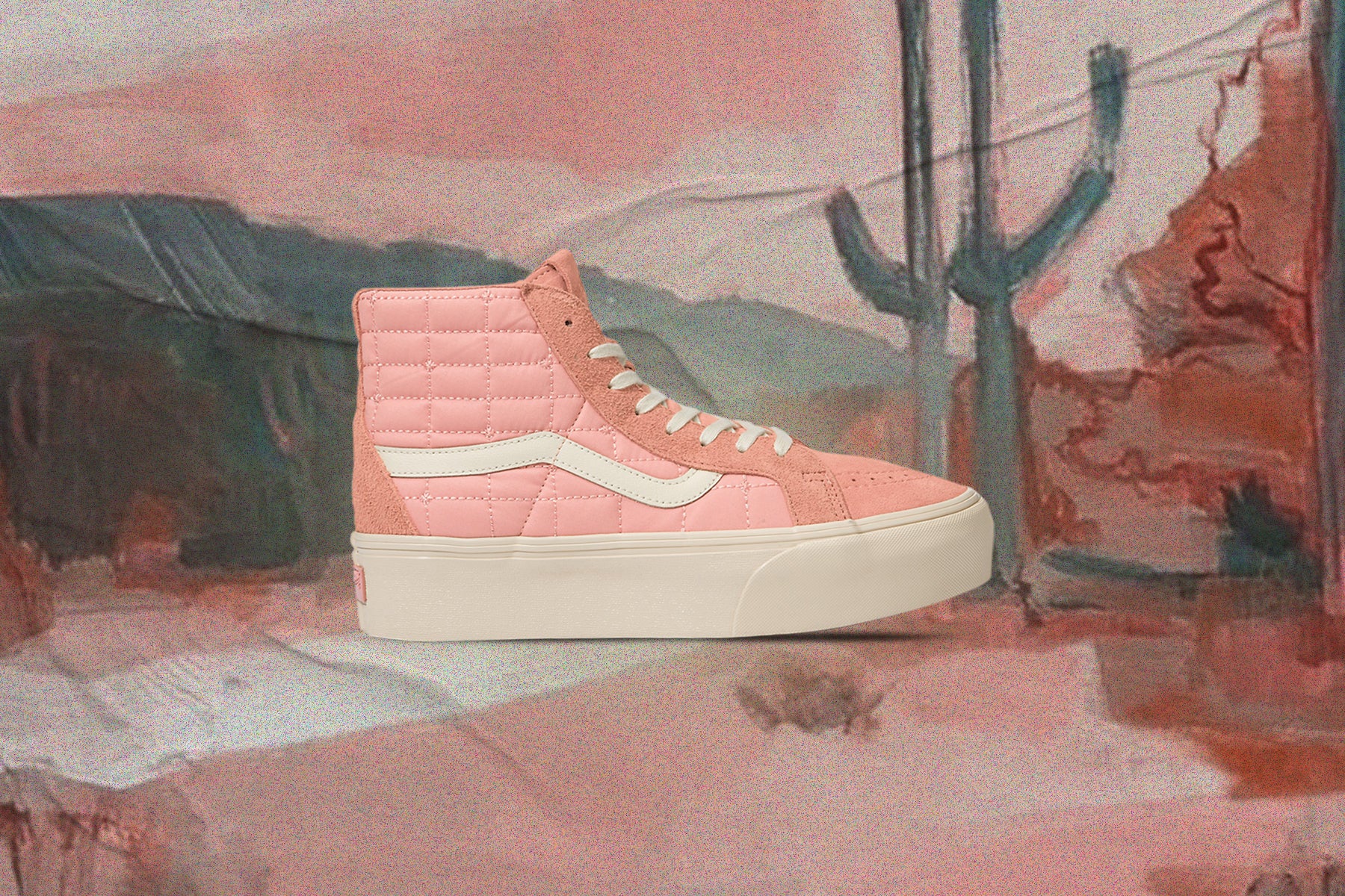 Vault x Joe Freshgoods Sk8-Hi Reissue Platform VLT LX - Coral Almond