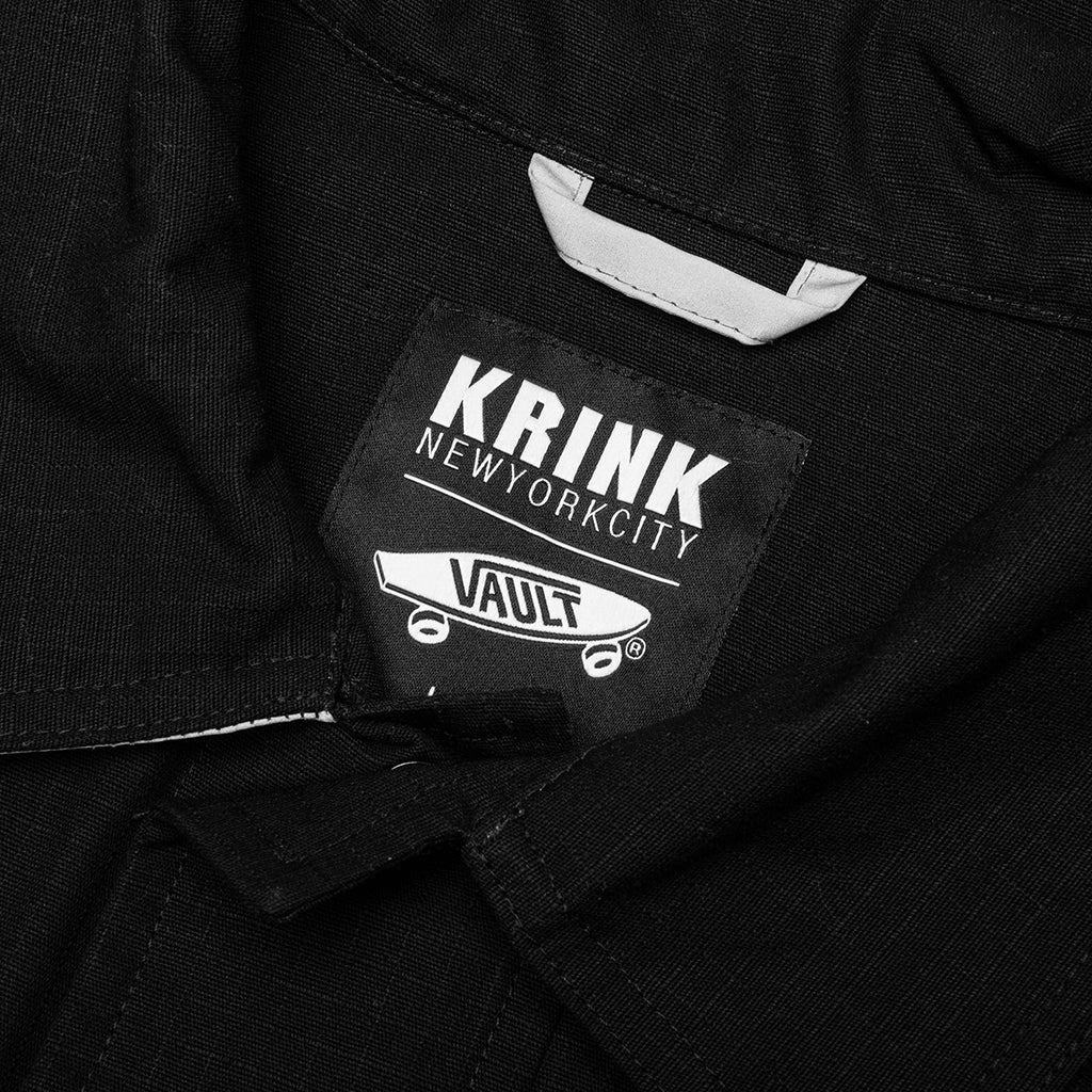 Vans Vault x Krink Drill Chore Coat Black – Feature