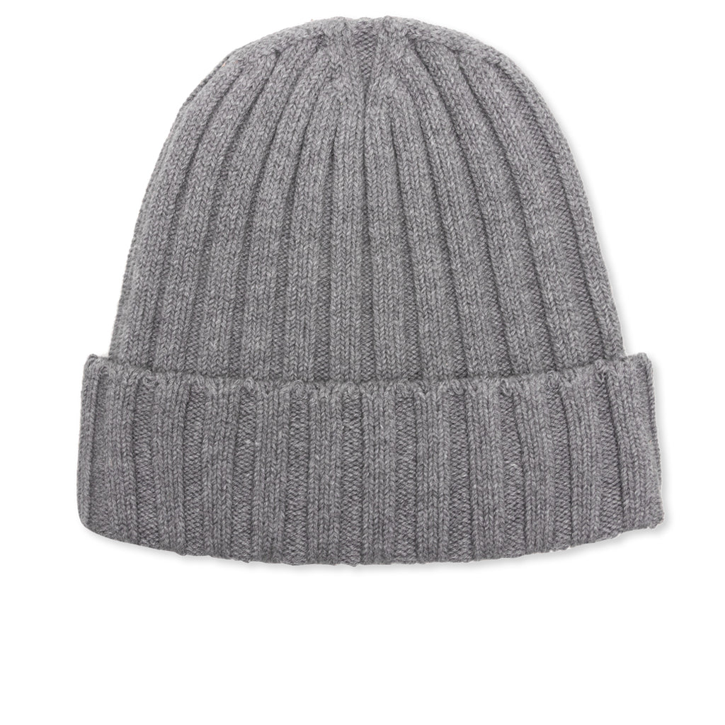 Cotton Knit Cap - Grey