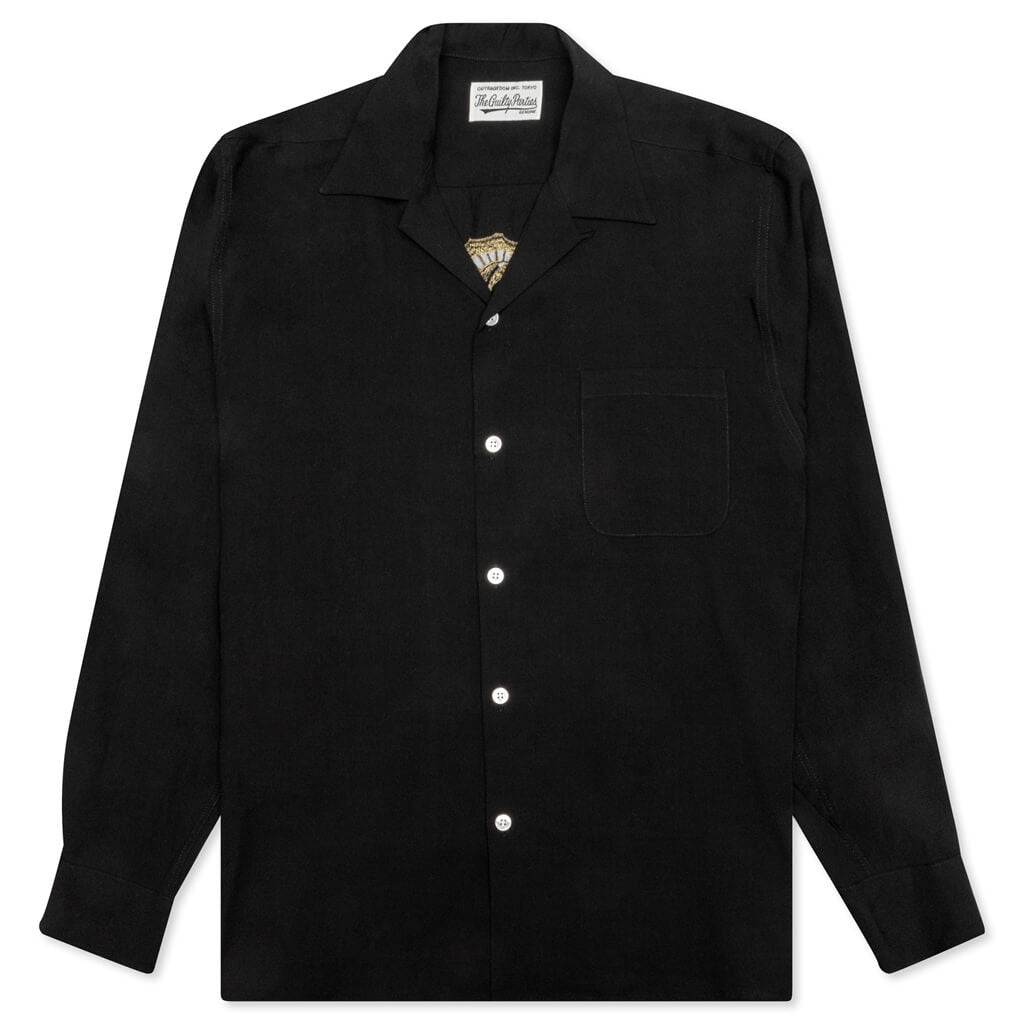 L/S 50's Shirt Type-2 - Black
