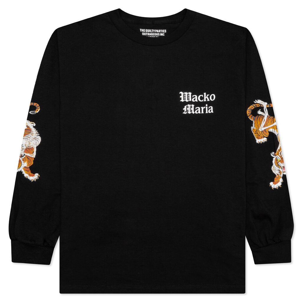 Tim Lehi Crewneck L/S T Shirt Type  Black