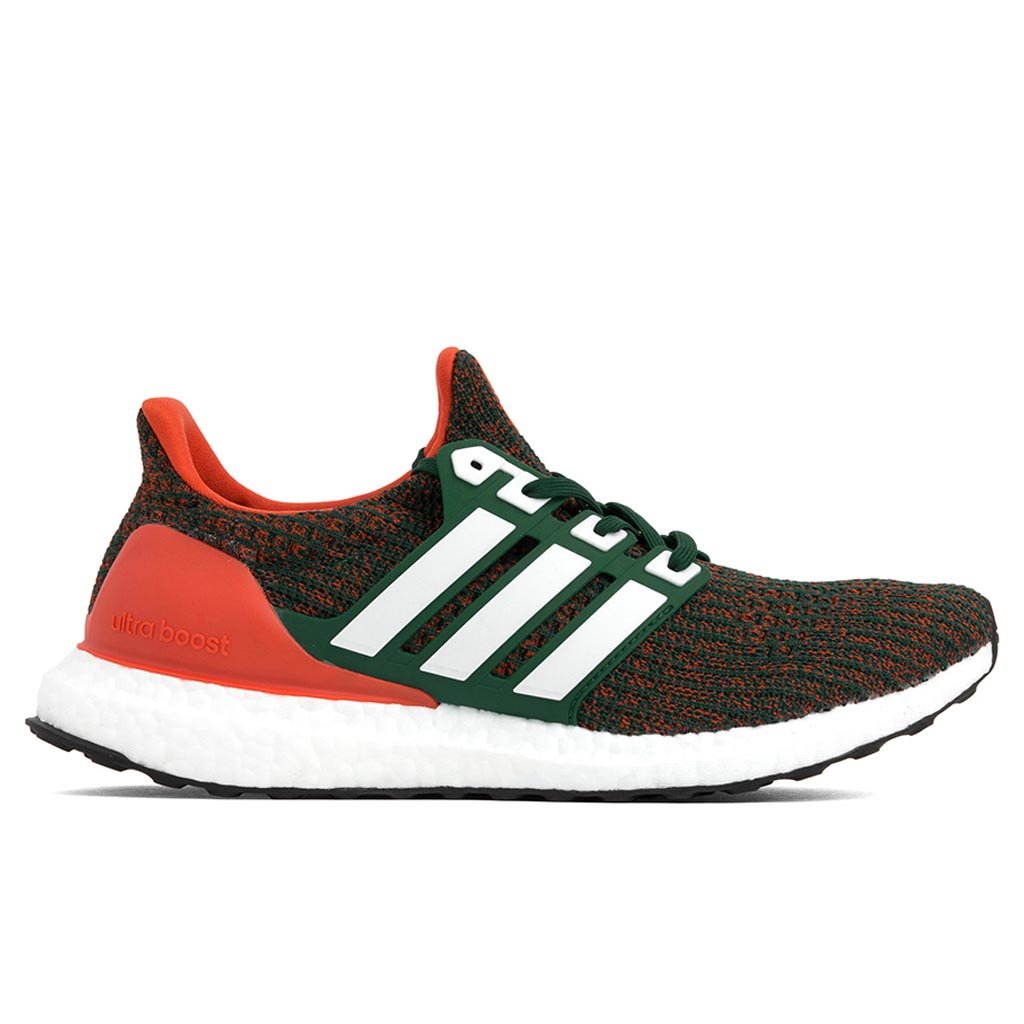 Ultraboost Dark Green/Orange - Main Image