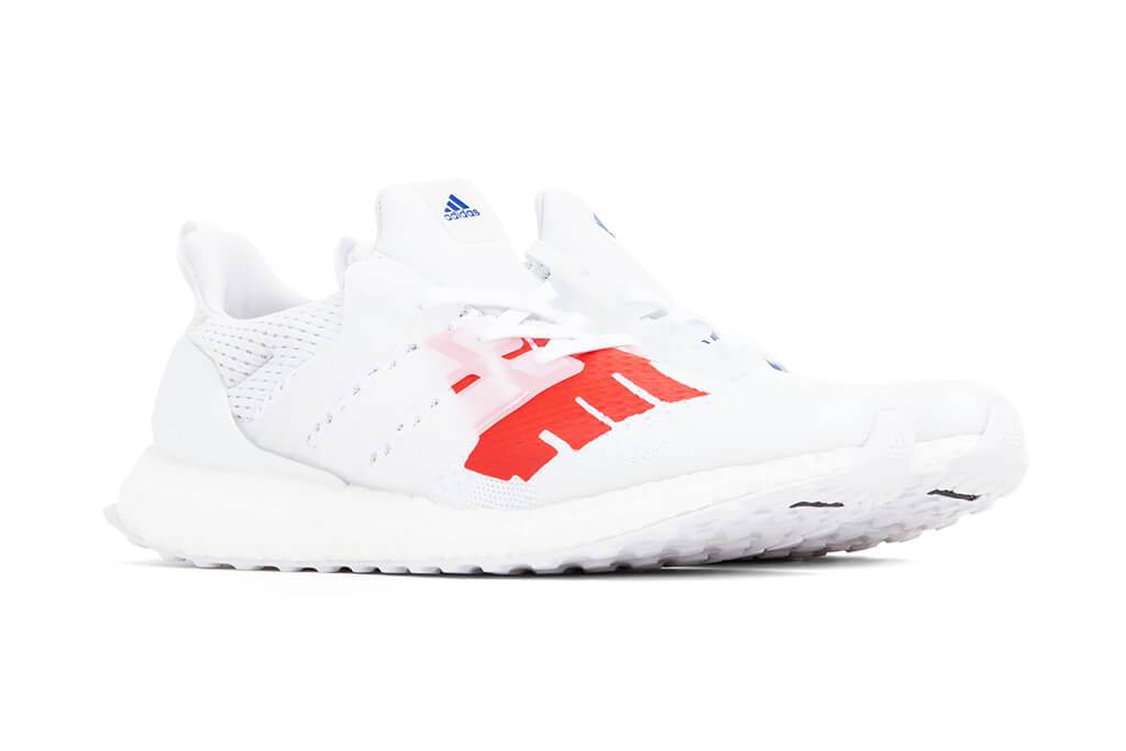 Adidas x undefeated 2025 ultra boost  white/red