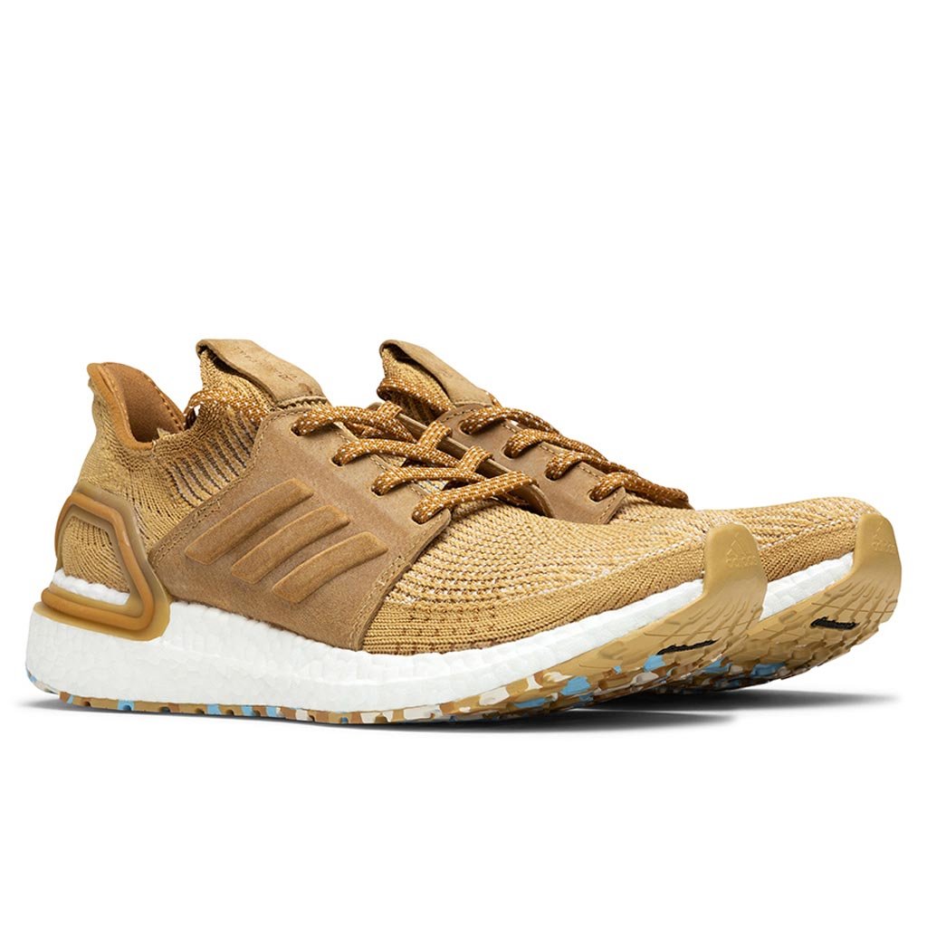 X universal works ultraboost 19 in sand primeknit Clearance