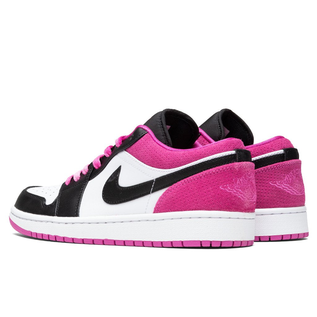 Air Jordan 1 Low SE Sneaker - Black/Active Fuchsia/White â Feature