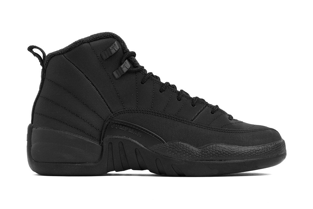 retro 12 black suede