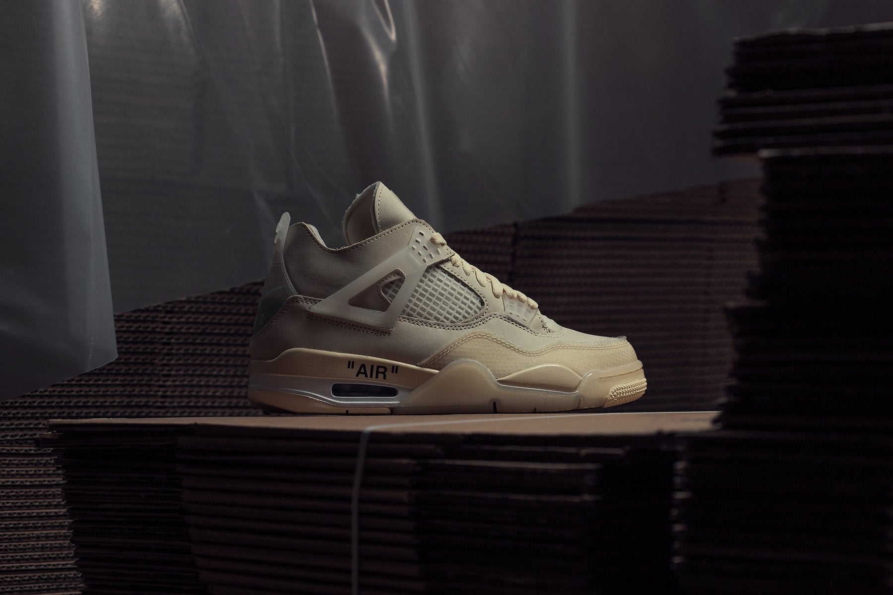 Nike Jordan 4 Retro Off-White Sail  Sneakers, Cute nike shoes, Air jordans